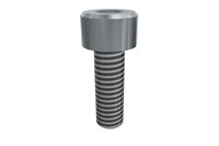 Śruba z łbem z gniazdem sześciokątnym M4x12 SHCS (E20010227), 25 szt. (0215014) - Piab