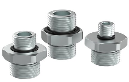 Nypel redukcyjny G1/8" - G3/8" (zew.- zew.), komplet (0210308) - Piab