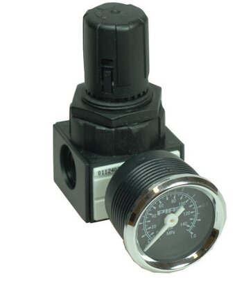 Regulator 1/4" w. manometer
