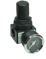 Regulator 1/4" w. manometer