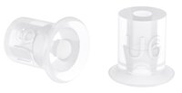 Przyssawka płaska U6, Silikon SIL 50°, FDA, M5 zew., bez filtra (S.U6SF50.MM5M.00) (9909633) - Piab