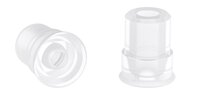 Przyssawka płaska U4, Silikon SIL 50°, FDA, M5 zew., bez filtra (S.U4SF50.MM5M.00) (9909632) - Piab