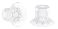 Przyssawka płaska F15, Silikon SIL 50°, FDA, M5 zew., bez filtra (S.F15SF50.MM5M.00) (9909623) - Piab