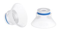 Przyssawka głęboka D50, Silikon SIL 50°, FDA, NPSF 1/8" wew., filtr siatkowy (S.D50SF50.NS18F.01) (9909676) - Piab