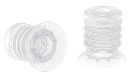 Przyssawka wielomieszkowa BL50-4, Silikon SIL 40°, FDA, NPT 1/2" wysoki zew., bez filtra (S.BL50-4SF40.NT12MHF.00) (9909650) - Piab