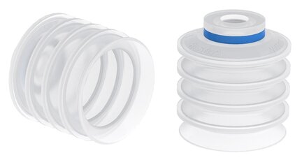 Przyssawka wielomieszkowa BL50-2, Silikon SIL 50°, FDA, NPSF 1/8" wew., filtr siatkowy (S.BL50-2SF50.NS18F.01) (9909644) - Piab