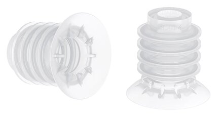 Przyssawka wielomieszkowa BL40-4, Silikon SIL 40°, FDA, NPT 3/8", wysoki zew., bez filtra (S.BL40-4SF40.NT38MHF.00) (9909648) - Piab