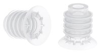 Przyssawka wielomieszkowa BL40-4, Silikon SIL 40°, FDA, G3/8", wysoki zew., bez filtra (S.BL40-4SF40.G38MHF.00) (9909647) - Piab