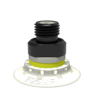 Przyssawka płaska F25MF, PU termoelastyczny, G1/8" zew., filtr siatkowy, (F25MF.40.02AB) (0101315) - Piab