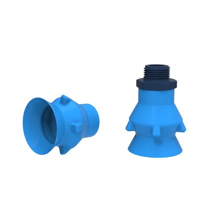 Przyssawka głęboka PD36, Silikon SIL 40°, NPT 3/8" zew., bez filtra (S.PD36DS40.NT38MDC.00) (0207036) - Piab