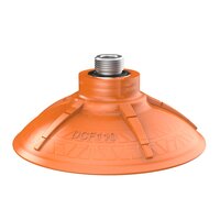 Przyssawka głęboka wklęsła DCF110P, PU60°, G3/8" wew., filtr siatkowy, L=17 mm, (DCF110P.5T.G78MR) (0209187) - Piab