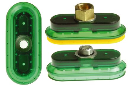 Przyssawka owalna mieszkowa OB35x90P, PU60°, komplet, (OB35x90P.5E) (0109912) - Piab