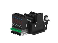 Eżektor COMPACT10E, dod. wys.przepływ podc., wyświetlacz, 5 kanałów, (C10E.T.BB.4.5.8.EO.CC) (9966034) - Piab