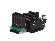 Eżektor COMPACT10E, dod. poziom podc., wyświetlacz, 5 kanałów, (C10E.X.BB.6.5.8.EP.CC) (9974516) - Piab