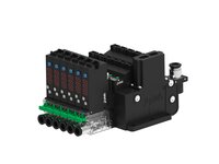 Eżektor COMPACT10E, dod. wys.przepływ podc., wyświetlacz, 6 kanałów, (C10E.T.BA.6.6.6.EO.CC) (9955908) - Piab