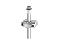 Element montażowy FSCM, złącze UNI, drążek 1/4", L=125 mm, gwint dolny G1/8" wew. dla odł. drążka, gwint górny G3/8" zew. (FSCM.U.14.125.G18FDR.G38M) (9938164) - Piab