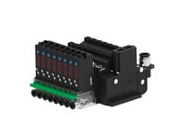 Eżektor COMPACT10E, dod. wys.przepływ podc., wyświetlacz, 8 kanałów, (C10E.T.BB.4.8.8.EO.CC) (9961156) - Piab