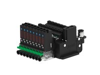 Eżektor COMPACT10E, dod. wys.przepływ podc., wyświetlacz, 8 kanałów, (C10E.T.BB.6.8.8.EO.CC) (9960343) - Piab