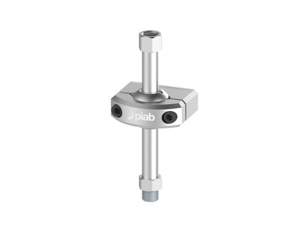 Element montażowy FSCM, złącze UNI, drążek 1/4", L=125 mm, gwint dolny G1/4" zew. dla odł. drążka, gwint górny G1/4" wew. (FSCM.U.14.125.G14MDR.G14F) (9942319) - Piab