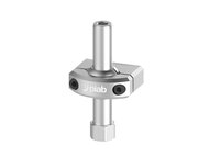 Element montażowy FSCM, złącze UNI, drążek 18 mm, L=110 mm, gwint dolny G3/8" wew., gwint górny NPSF 1/8" wew. dla odł. drążka (FSCM.U.18.110.G38F.NS18FDR) (9945734) - Piab