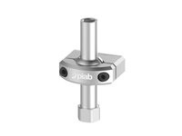 Element montażowy FSCM, złącze UNI, drążek 18 mm, L=110 mm, gwint dolny G3/8" wew., gwint górny NPSF 1/4" wew. dla odł. drążka (FSCM.U.18.110.G38F.G14FDR) (9935783) - Piab