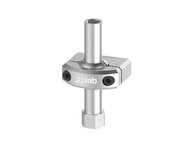 Element montażowy FSCM, złącze UNI, drążek 18 mm, L=110 mm, gwint dolny G3/8" wew., gwint górny NPSF 1/4" wew. dla odł. drążka (FSCM.U.18.110.G38F.G14FDR) (9935783) - Piab