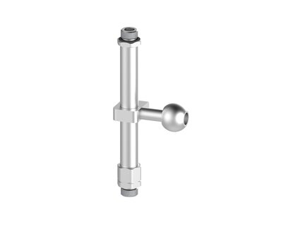 Element montażowy FSCM, złącze kulowe, drążek 18 mm, L=140 mm, gwint dolny G3/8" zew., gwint górny G3/8" zew. (FSCM.I.18.140.G38M.G38M) (9935839) - Piab