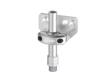 Element montażowy FSCM, profil montażowy 2x8/10,5 mm, drążek 18 mm, L=110 mm, gwint dolny NPT 3/8" zew., gwint górny NPSF 1/4" wew. dla drążka (FSCM.P.18.110.NT38M.G14FDR) (9963712) - Piab