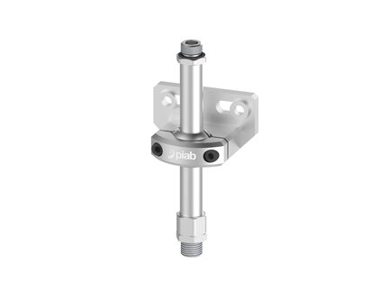 Element montażowy FSCM, profil montażowy 2x8/10,5 mm, drążek 18 mm, L=140 mm, gwint dolny NPT 3/8" zew., gwint górny G3/8" zew. (FSCM.P.18.140.NT38M.G38M) (9957634) - Piab