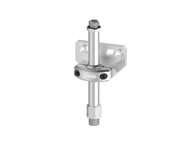 Element montażowy FSCM, profil montażowy 2x8/10,5 mm, drążek 18 mm, L=140 mm, gwint dolny NPT 3/8" zew., gwint górny G3/8" zew. (FSCM.P.18.140.NT38M.G38M) (9957634) - Piab
