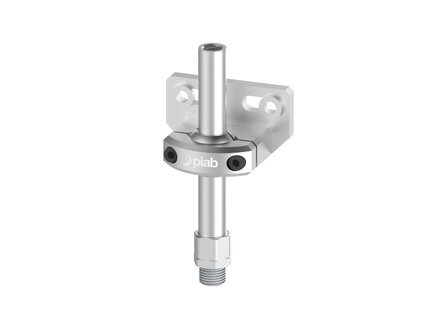 Element montażowy FSCM, profil montażowy 2x8/10,5 mm, drążek 18 mm, L=140 mm, gwint dolny NPT 3/8" zew., gwint górny NPSF 1/4" wew. dla drążka (FSCM.P.18.140.NT38M.G14FDR) (9943917) - Piab