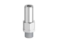 Element montażowy FSCM, bez sys. mont., drążek 18 mm, L=45 mm, gwint dolny NPT 3/8" zew., gwint górny NPSF 1/8" wew. dla odł. drążka (FSCM.X.18.45.NT38M.NS18FDR) (9944513) - Piab