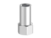 Element montażowy FSCM, bez sys. mont., drążek 18 mm, L=45 mm, gwint dolny G3/8" wew., gwint górny NPSF 1/4" wew. dla odł. drążka (FSCM.X.18.45.G38F.G14FDR) (9937603) - Piab