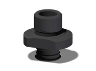 Korpus przysawki piGRIP, gwint M16x1,5 zew., filtr siatkowy (G.MMF16M.01) (9902506) - Piab
