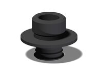 Korpus przysawki piGRIP, gwint niski G3/8" zew., filtr siatkowy (G.GL38M.01) (9902462) - Piab