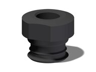 Korpus przysawki piGRIP, NPSF 1/8" wew., filtr siatkowy (G.NS18F.01) (9902440) - Piab