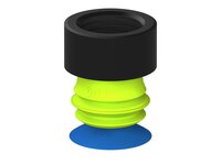 Przysawka piGRIP, warga do worków z pierśc. wzmac.Ø25 mm, Silikon 50°, 1 mieszek, podstawa typ 1, G1/2" wew., (G.BGI25S50.B1.S1.G12F.00) (9940410) - Piab