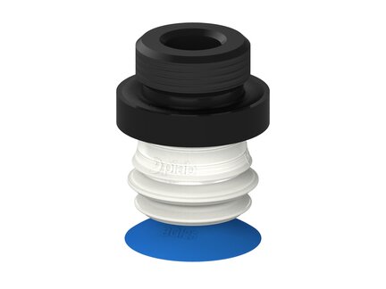 Przysawka piGRIP, warga do worków z pierśc. wzmac.Ø25 mm, Silikon 50°, 1 mieszek, podstawa typ 1, G1/2" zew.,, FDA (G.BGI25S50.B1.S1.G12M.00.FDA) (9915873) - Piab
