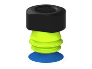 Przysawka piGRIP, warga do worków z pierśc. wzmac.Ø25 mm, Silikon 50°, 1 mieszek, podstawa typ 1, NPT 3/8" wew., filtr siatkowy (G.BGI25S50.B1.S1.NT38F.01) (9922027) - Piab