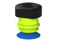 Przysawka piGRIP, warga do worków z pierśc. wzmac.Ø25 mm, Silikon 50°, 1 mieszek, podstawa typ 1, G1/4" wew., filtr siatkowy (G.BGI25S50.B1.S1.G14F.01) (9916908) - Piab