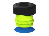 Przysawka piGRIP, warga do worków z pierśc. wzmac.Ø25 mm, Silikon 50°, 1 mieszek, podstawa typ 1, G1/4" wew., filtr siatkowy (G.BGI25S50.B1.S1.G14F.01) (9916908) - Piab