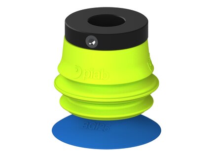 Przysawka piGRIP, warga do worków z pierśc. wzmac.Ø25 mm, Silikon 50°, 1 mieszek, podstawa typ 1, (G.BGI25S50.B1.S1.PD08X.00) (9915328) - Piab
