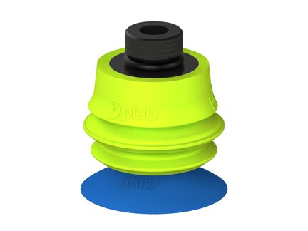 Przysawka piGRIP, warga do worków z pierśc. wzmac.Ø25 mm, Silikon 50°, 1 mieszek, podstawa typ 1, (G.BGI25S50.B1.S1.G18MR.00) (9930541) - Piab