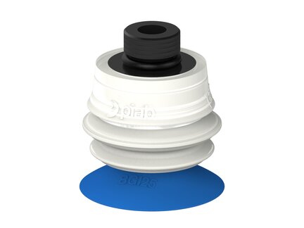 Przysawka piGRIP, warga do worków z pierśc. wzmac.Ø25 mm, Silikon 50°, 1 mieszek, podstawa typ 1,, FDA (G.BGI25S50.B1.S1.G18MR.00.FDA) (9960075) - Piab