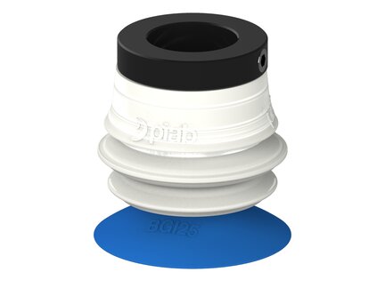 Przysawka piGRIP, warga do worków z pierśc. wzmac.Ø25 mm, Silikon 50°, 1 mieszek, podstawa typ 1,, FDA (G.BGI25S50.B1.S1.PD11X.00.FDA) (9967439) - Piab