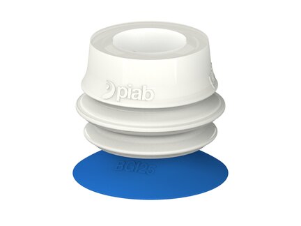 Przysawka piGRIP, warga do worków z pierśc. wzmac.Ø25 mm, Silikon 50°, 1 mieszek, podstawa typ 1, FDA (G.BGI25S50.B1.S1.XXX.00.FDA) (9926552) - Piab