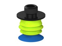 Przysawka piGRIP, warga do worków z pierśc. wzmac.Ø25 mm, Silikon 50°, 1 mieszek, podstawa typ 1, gwint niski G1/4" zew., filtr siatkowy (G.BGI25S50.B1.S1.GL14M.01) (9914749) - Piab