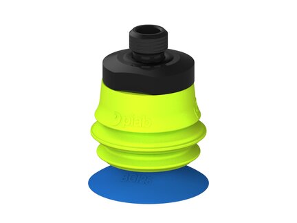 Przysawka piGRIP, warga do worków z pierśc. wzmac.Ø25 mm, Silikon 50°, 1 mieszek, podstawa typ 1, gwint M8x1 zew., (G.BGI25S50.B1.S1.MMF8M.00) (9947142) - Piab