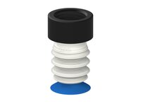 Przysawka piGRIP, warga do worków z pierśc. wzmac.Ø25 mm, Silikon 50°, 3 mieszki, podstawa typ 1, G1/2" wew.,, FDA (G.BGI25S50.B3.S1.G12F.00.FDA) (9942750) - Piab