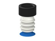 Przysawka piGRIP, warga do worków z pierśc. wzmac.Ø25 mm, Silikon 50°, 3 mieszki, podstawa typ 1, G1/2" wew., piSAVE 05/60 (G.BGI25S50.B3.S1.G12F.15.FDA) (9955748) - Piab